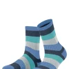 Blocky Stripe Dames Sokken