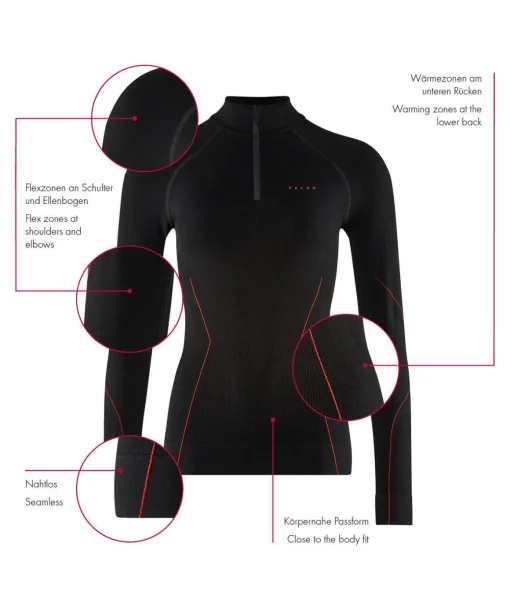 Dames Lange Mouw Shirt Maximum Warm