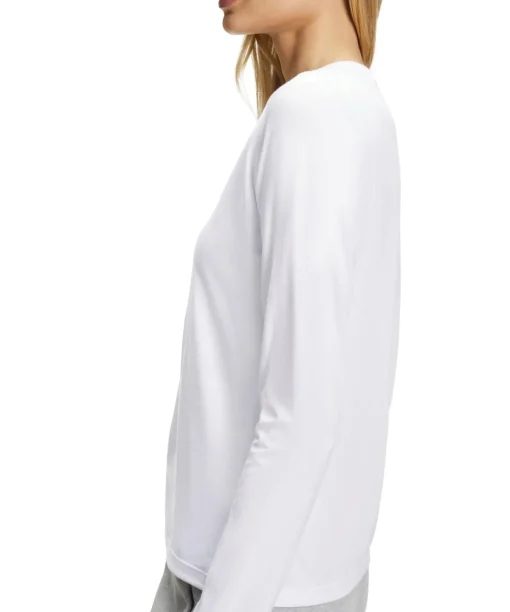 Dames Lange Mouw Shirt V-Hals