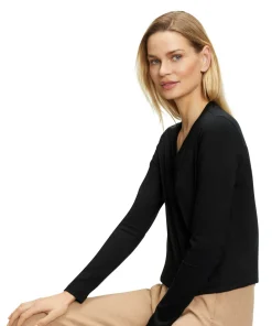 Dames Lange Mouw Shirt V-Hals