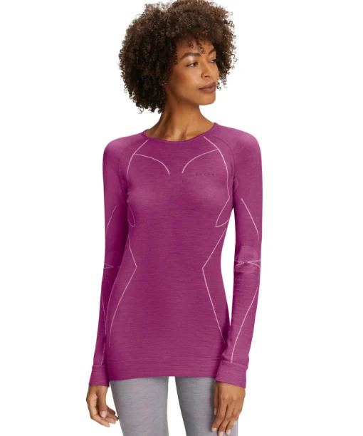 Dames Lange Mouw Shirt Wool-Tech