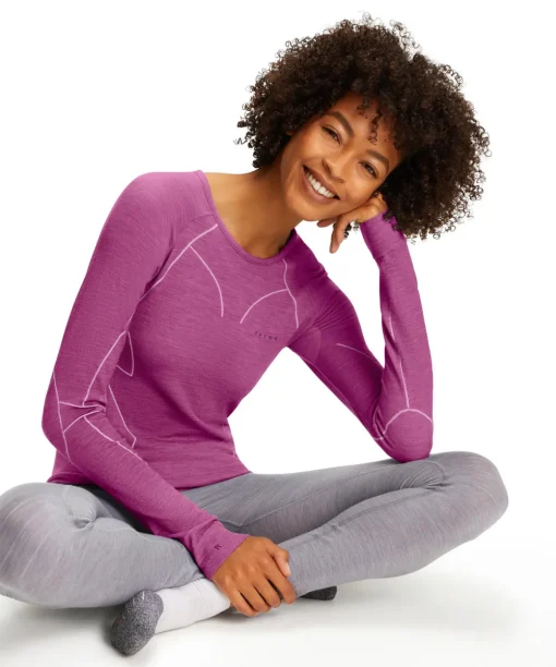 Dames Lange Mouw Shirt Wool-Tech