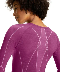 Dames Lange Mouw Shirt Wool-Tech