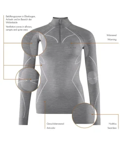 Dames Lange Mouw Shirt Wool-Tech