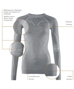 Dames Lange Mouw Shirt Wool-Tech