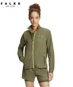 Dames Running Jacket Opstaande Kraag,Kap