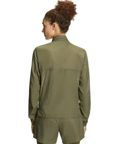 Dames Running Jacket Opstaande Kraag,Kap
