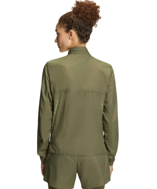 Dames Running Jacket Opstaande Kraag,Kap