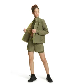 Dames Running Jacket Opstaande Kraag,Kap