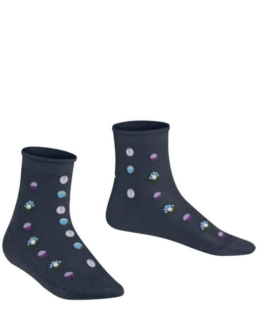Dotted Flower Kinderen Korte Sok