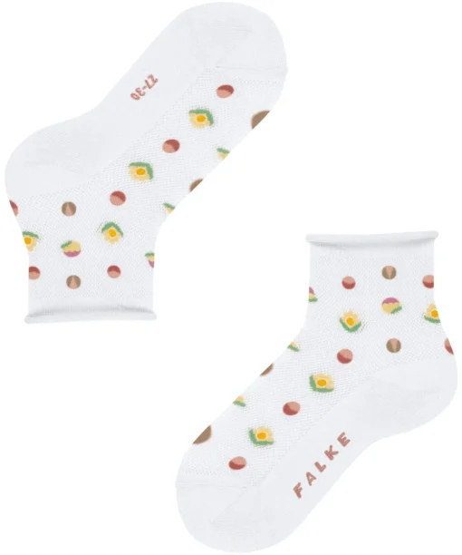 Dotted Flower Kinderen Korte Sok