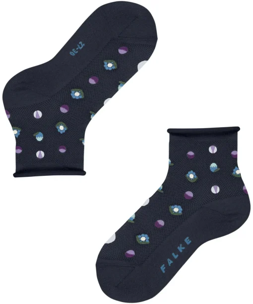 Dotted Flower Kinderen Korte Sok