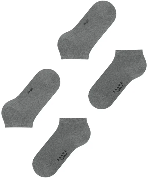 Happy 2-Pack Dames Sneakersokken