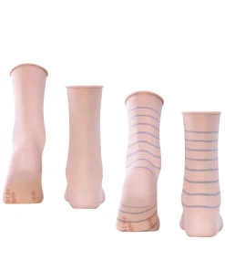 Happy Stripe 2-Pack Dames Sokken