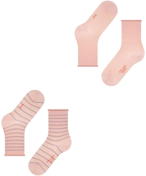 Happy Stripe 2-Pack Dames Sokken