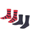 Happy Stripe 2-Pack Kinderen Sokken
