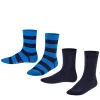 Happy Stripe 2-Pack Kinderen Sokken