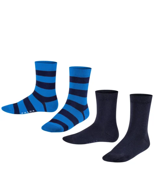 Happy Stripe 2-Pack Kinderen Sokken