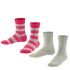 Happy Stripe 2-Pack Kinderen Sokken