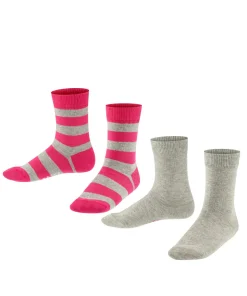 Happy Stripe 2-Pack Kinderen Sokken
