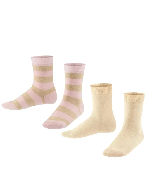 Happy Stripe 2-Pack Kinderen Sokken
