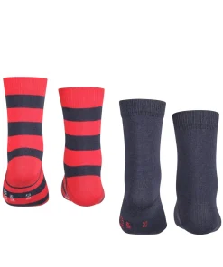 Happy Stripe 2-Pack Kinderen Sokken
