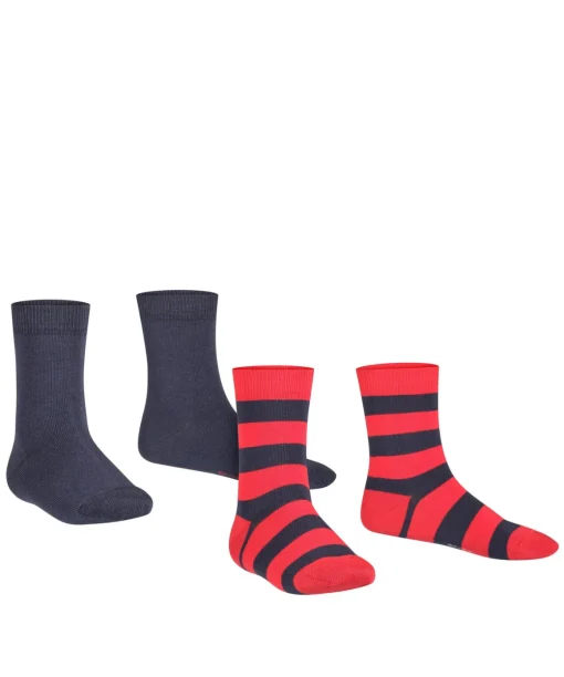Happy Stripe 2-Pack Kinderen Sokken