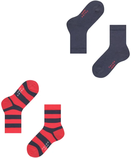 Happy Stripe 2-Pack Kinderen Sokken