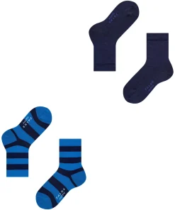 Happy Stripe 2-Pack Kinderen Sokken