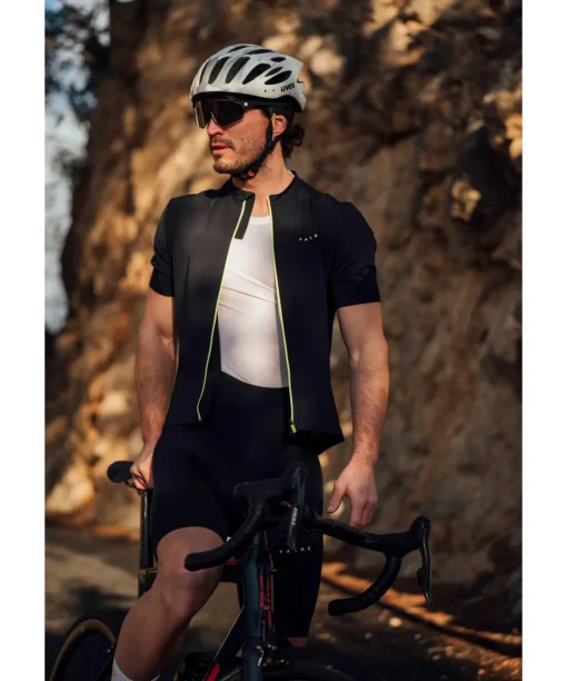 Heren Biking T-Shirt Opstaande Kraag