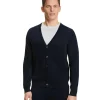 Heren Cardigan College Kraag