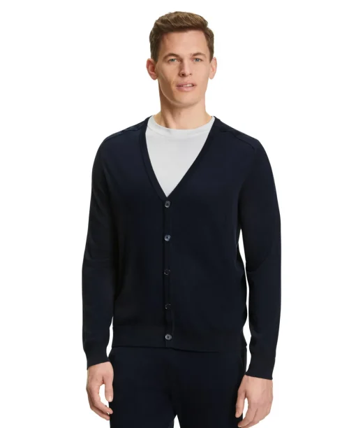 Heren Cardigan College Kraag