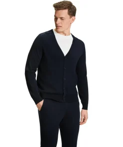 Heren Cardigan College Kraag