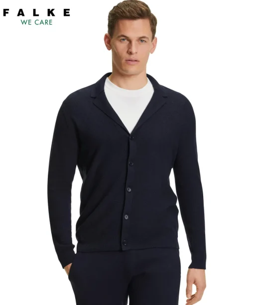 Heren Cardigan Revers Kraag