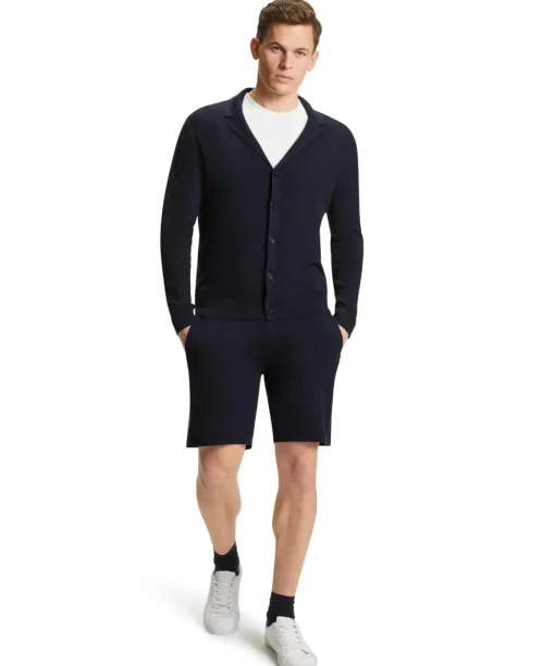 Heren Cardigan Revers Kraag