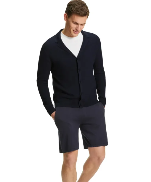 Heren Cardigan Revers Kraag