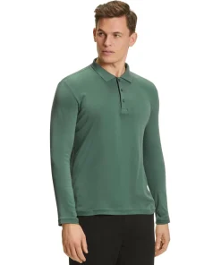 Heren Lange Mouw Shirt Polo
