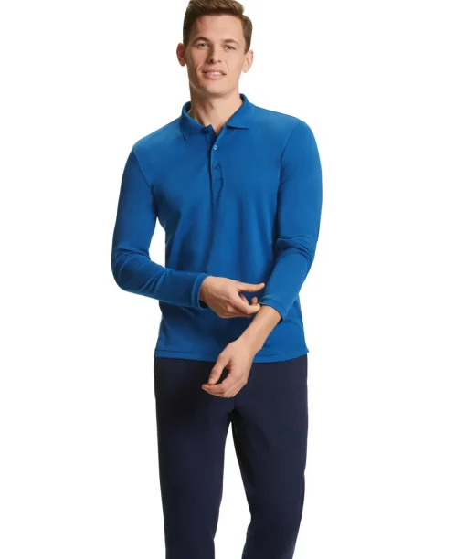 Heren Lange Mouw Shirt Polo