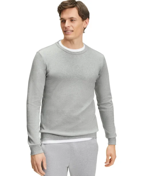 Heren Lange Mouw Shirt Ronde Hals