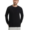 Heren Lange Mouw Shirt Ronde Hals