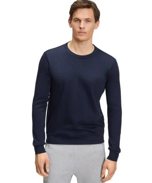 Heren Lange Mouw Shirt Ronde Hals