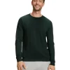 Heren Lange Mouw Shirt Ronde Hals