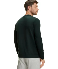Heren Lange Mouw Shirt Ronde Hals