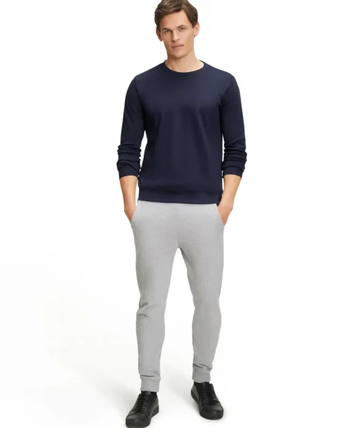Heren Lange Mouw Shirt Ronde Hals