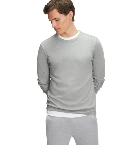 Heren Lange Mouw Shirt Ronde Hals