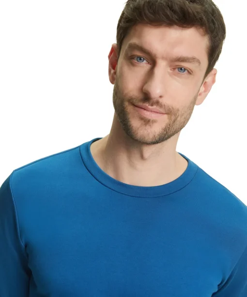 Heren Lange Mouw Shirt Ronde Hals