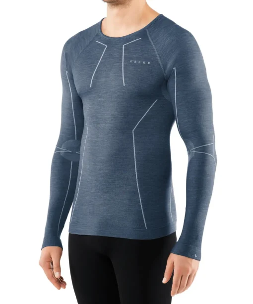 Heren Lange Mouw Shirt Wool-Tech