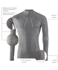 Heren Lange Mouw Shirt Wool-Tech