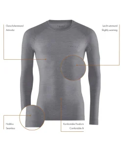 Heren Lange Mouw Shirt Wool-Tech Light