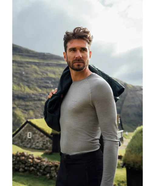 Heren Lange Mouw Shirt Wool-Tech Light